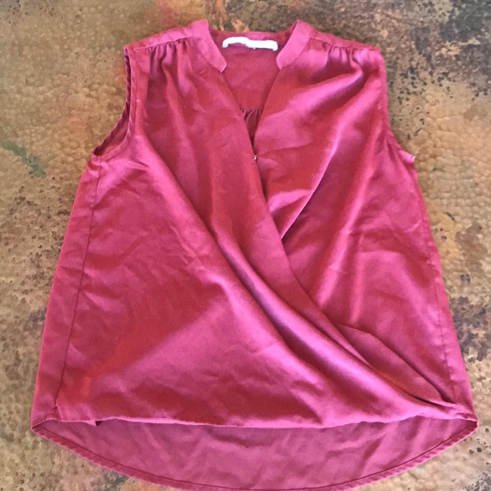 {Collective Concepts} Burgundy Tank. Silky soft.